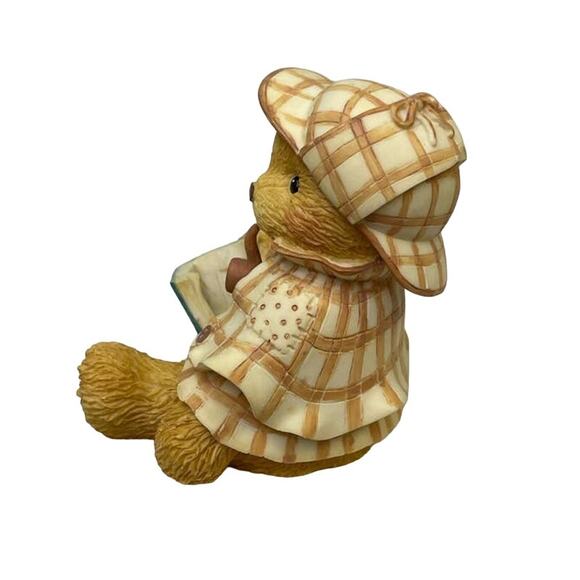 Vintage 1995 Cherished Teddies Sherlock 163481 Good Friends Are Hard to Find - Picture 2 of 6